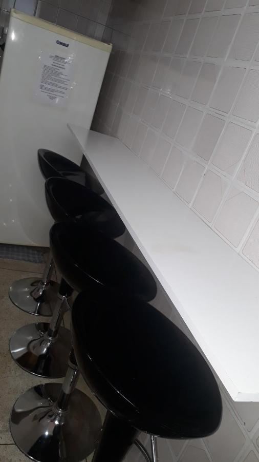 Apartamento Mobiliado Predio Frente Ao Mar Sao Vicente  Ngoại thất bức ảnh
