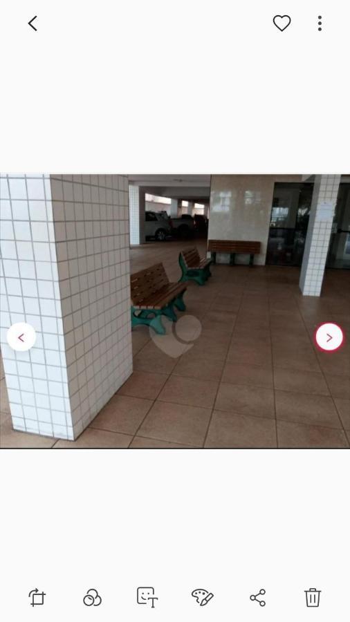 Apartamento Mobiliado Predio Frente Ao Mar Sao Vicente  Ngoại thất bức ảnh